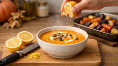 Citron v podzimní kuchyni: trik, který zvedne chuť polévky i rizota během minuty