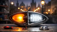 Jak LED pouliční osvětlení mění barvu noci a proč to řešit