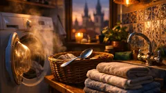 Proč někteří dávají do pračky nerezovou lžíci a kdy to může opravdu pomoci