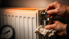 Radiátor hřeje nahoře, ale dole je studený? Zkuste odvzdušnění a zkontrolujte tlak