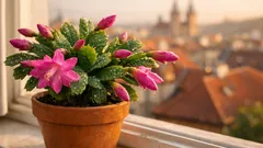 Jak přimět vánoční kaktus bohatě kvést: tma režim, teplota a zálivka krok za krokem