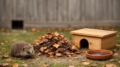 Jak pomoci ježkům přežít zimu na zahradě: úkryt, voda i bezpečný průchod v plotě