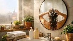 Děláte tuhle chybu při mytí vlasů? Šampon patří hlavně na pokožku hlavy